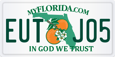 FL license plate EUTJ05