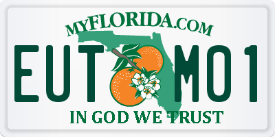 FL license plate EUTM01