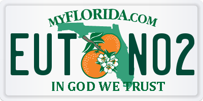 FL license plate EUTN02