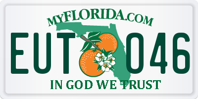 FL license plate EUTO46