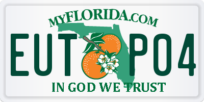 FL license plate EUTP04