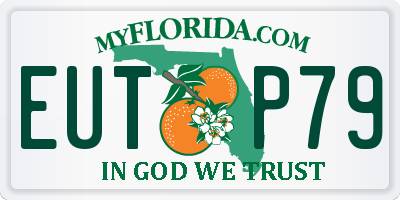 FL license plate EUTP79