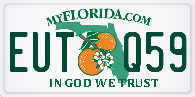 FL license plate EUTQ59
