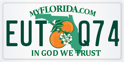 FL license plate EUTQ74