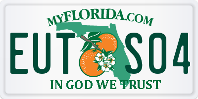 FL license plate EUTS04