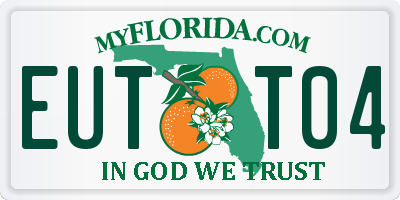 FL license plate EUTT04