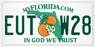 FL license plate EUTW28