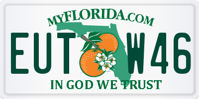 FL license plate EUTW46