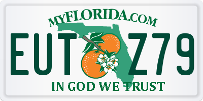 FL license plate EUTZ79