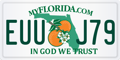 FL license plate EUUJ79