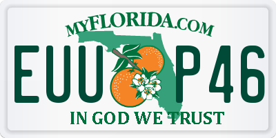 FL license plate EUUP46