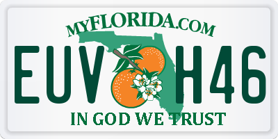 FL license plate EUVH46