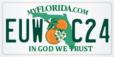 FL license plate EUWC24