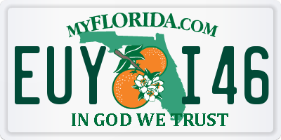 FL license plate EUYI46