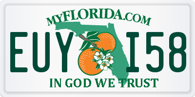 FL license plate EUYI58