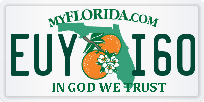 FL license plate EUYI60