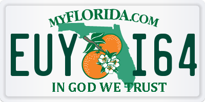 FL license plate EUYI64