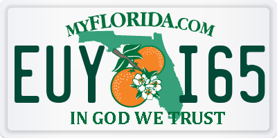 FL license plate EUYI65