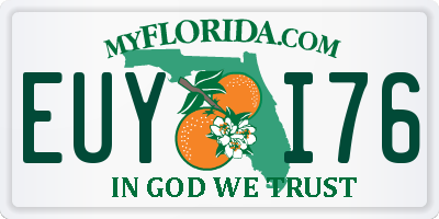 FL license plate EUYI76