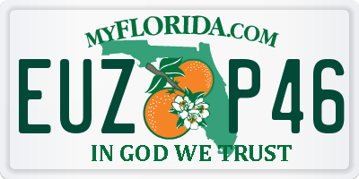 FL license plate EUZP46