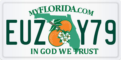 FL license plate EUZY79