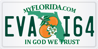 FL license plate EVAI64