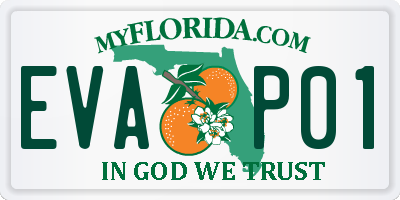 FL license plate EVAP01