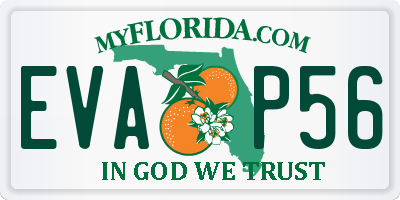 FL license plate EVAP56