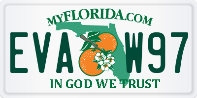 FL license plate EVAW97