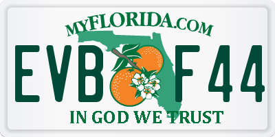 FL license plate EVBF44
