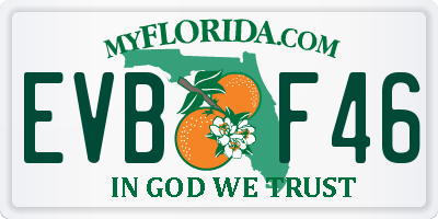 FL license plate EVBF46