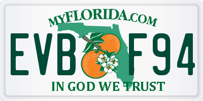 FL license plate EVBF94
