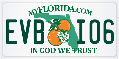 FL license plate EVBI06