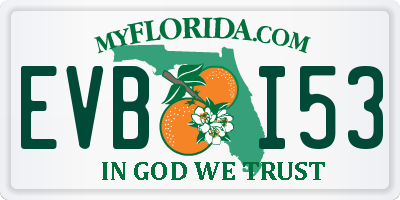 FL license plate EVBI53