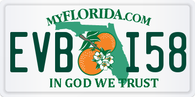 FL license plate EVBI58