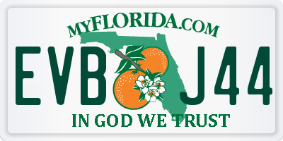 FL license plate EVBJ44