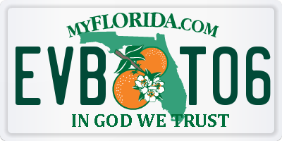 FL license plate EVBT06