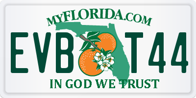 FL license plate EVBT44