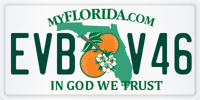 FL license plate EVBV46