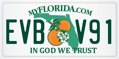 FL license plate EVBV91