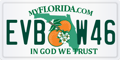 FL license plate EVBW46
