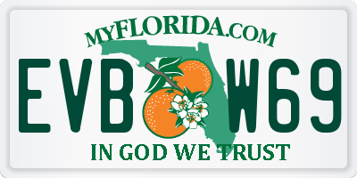 FL license plate EVBW69