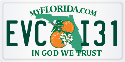 FL license plate EVCI31