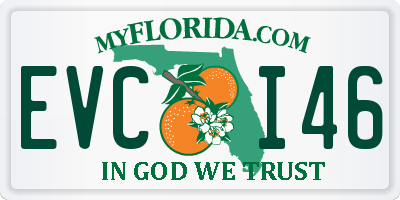 FL license plate EVCI46