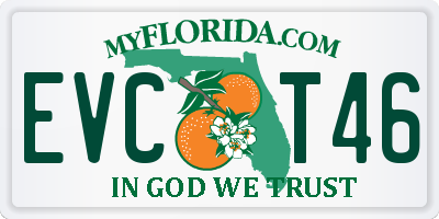 FL license plate EVCT46
