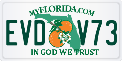 FL license plate EVDV73