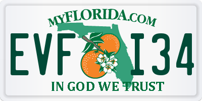 FL license plate EVFI34