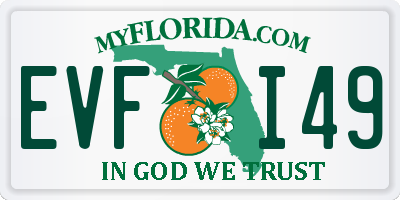 FL license plate EVFI49