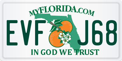 FL license plate EVFJ68