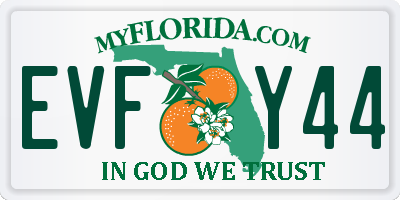 FL license plate EVFY44